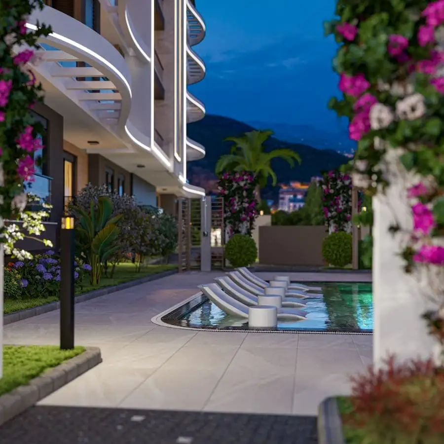 Квартира 45м² в Турции, Газипаша. Стоимостью 128000€ аренда фото-11