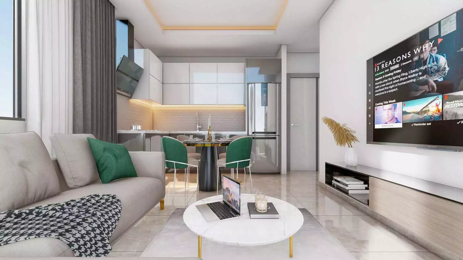 Квартира 50м² в Турции, Конаклы. Стоимостью 106000€ аренда фото-13