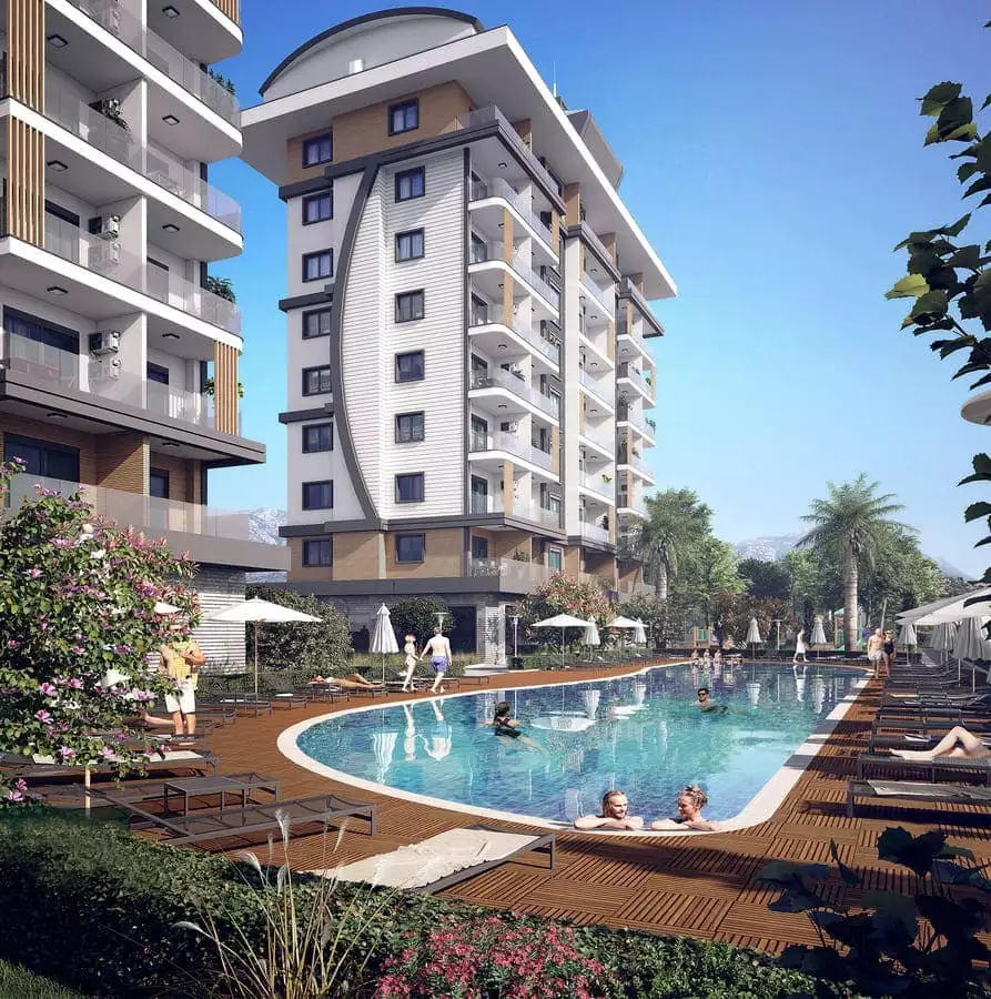 Квартира 66м² в Турции, Конаклы. Стоимостью 139000€ аренда фото-13