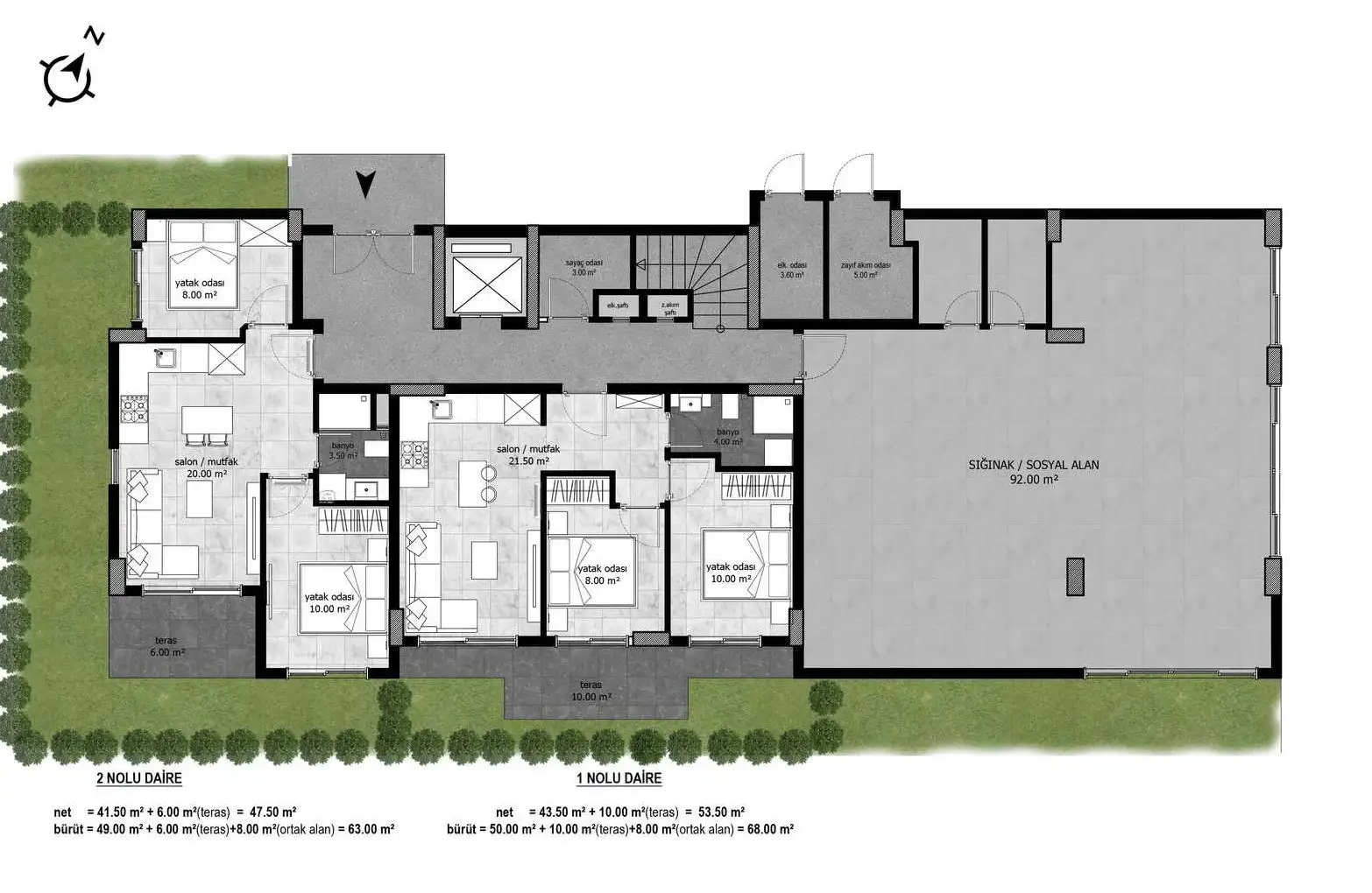 Квартира 63м² в Турции, Авсаллар. Стоимостью 99000€ аренда фото-12