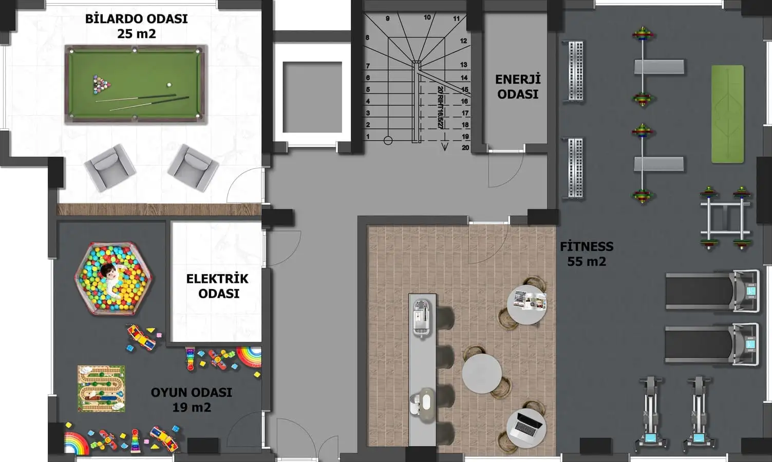 Квартира 56м² в Турции, Оба. Стоимостью 150000€ аренда фото-23