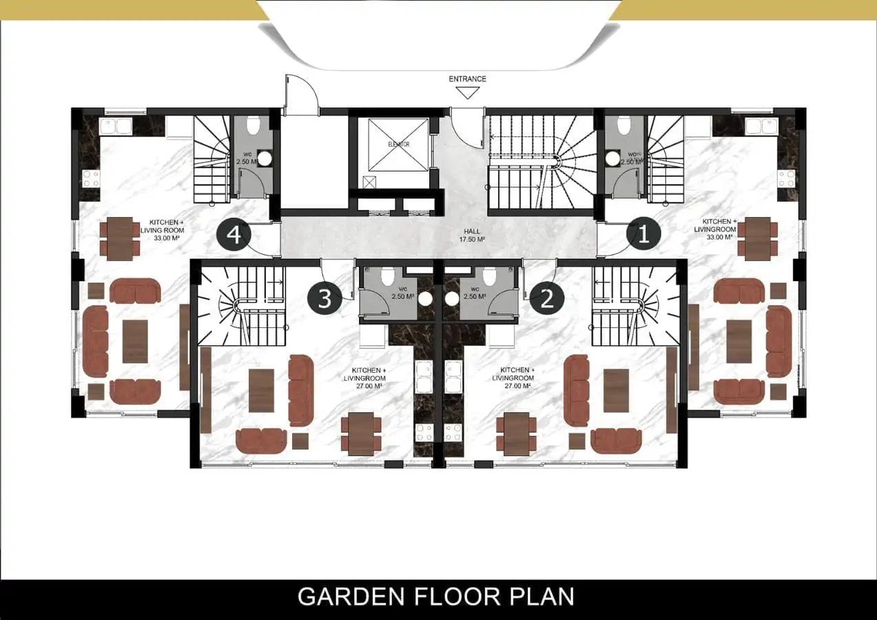 Таунхаус 92м² в Турции, Аланья. Стоимостью 323950€ аренда фото-22