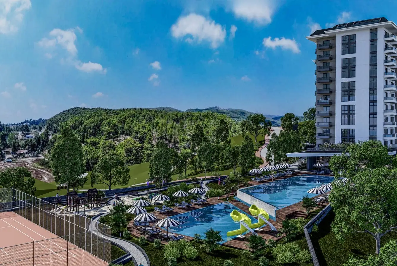 Квартира 56м² в Турции, Авсаллар. Стоимостью 163000€ аренда фото-9