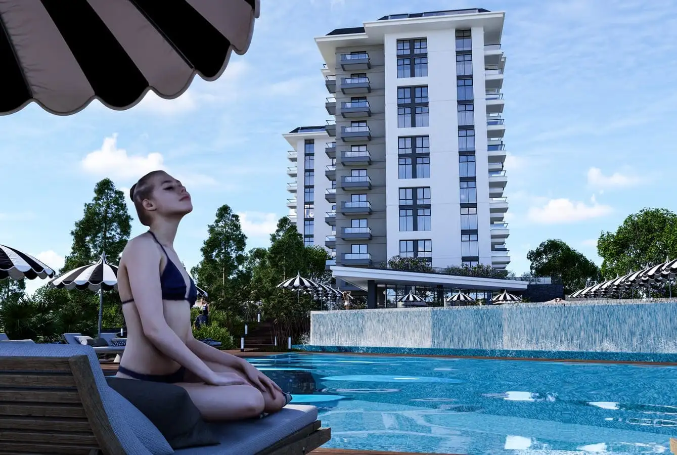 Квартира 56м² в Турции, Авсаллар. Стоимостью 163000€ аренда фото-10