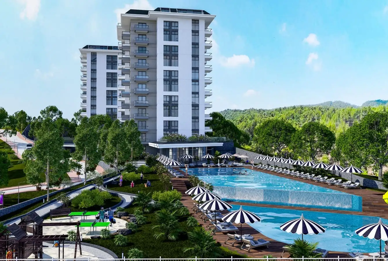 Квартира 56м² в Турции, Авсаллар. Стоимостью 163000€ аренда фото-11