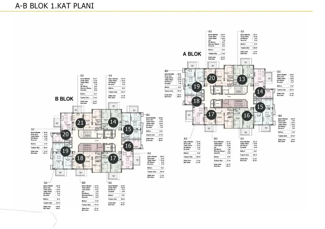 Квартира 56м² в Турции, Авсаллар. Стоимостью 163000€ аренда фото-19