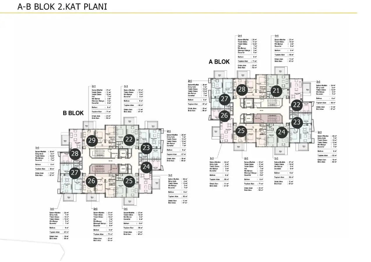 Квартира 56м² в Турции, Авсаллар. Стоимостью 163000€ аренда фото-20