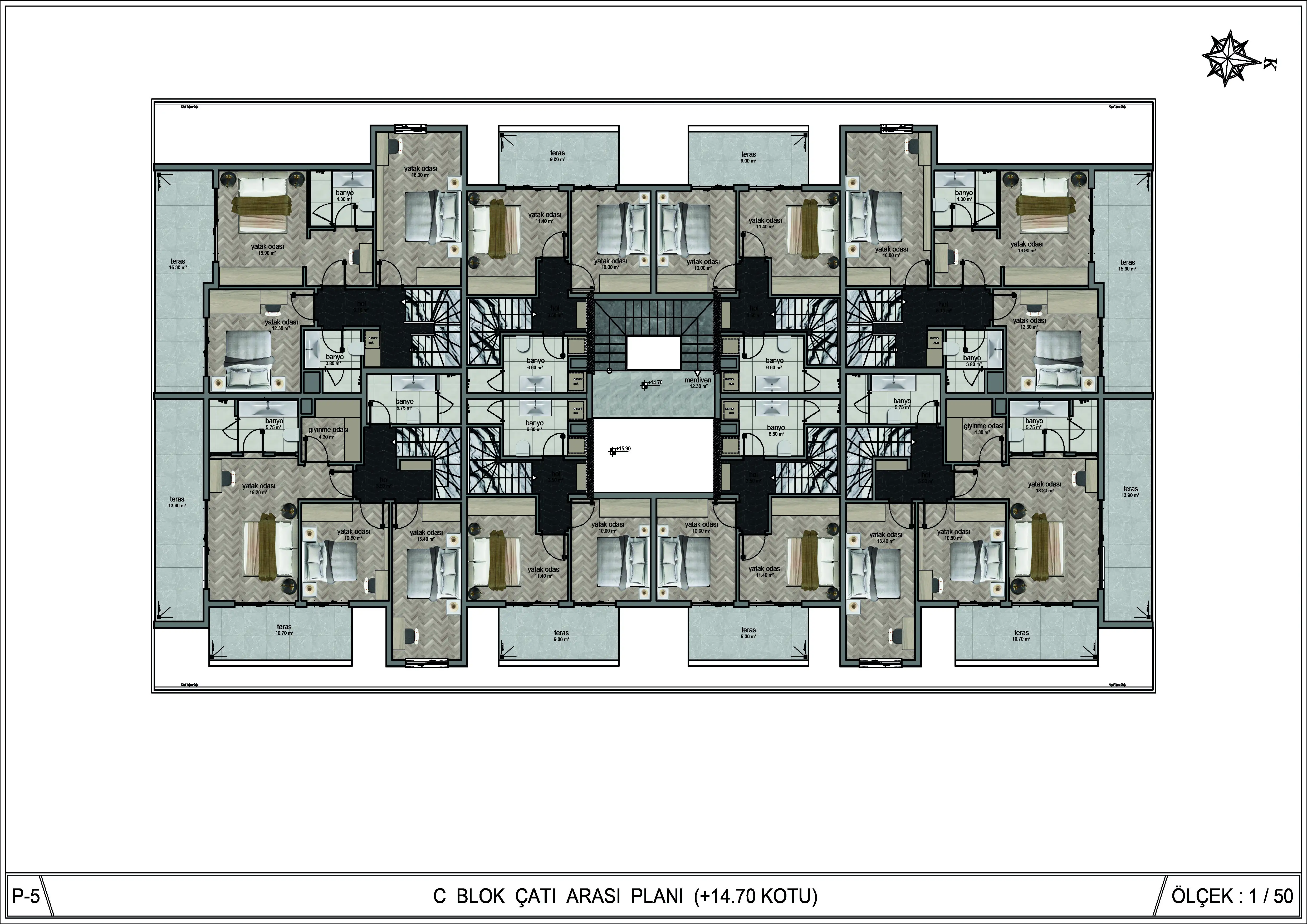 Квартира 55м² в Турции, Оба. Стоимостью 235000€ аренда фото-28