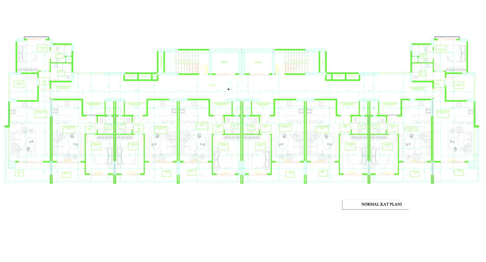 Квартира 66м² в Турции, Мерсин. Стоимостью 65000€ аренда фото-13