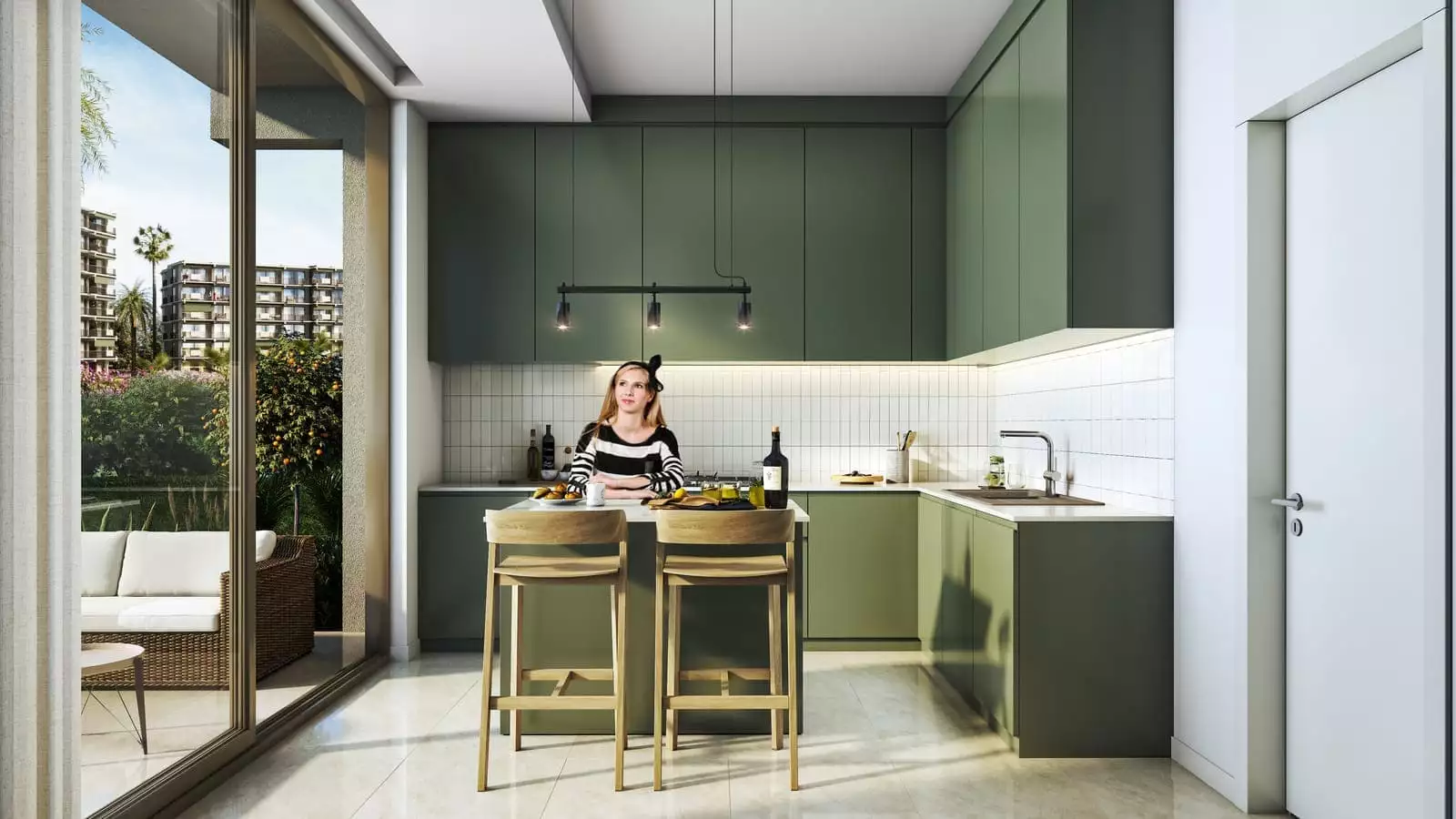 Квартира 163м² в Турции, Мерсин. Стоимостью 295000€ аренда фото-22