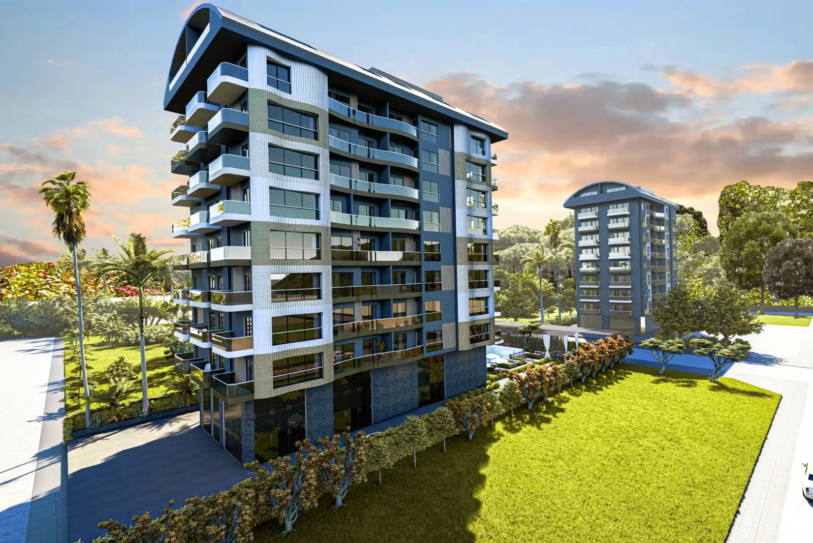 Квартира 51м² в Турции, Махмутлар. Стоимостью 159000€ аренда фото-2