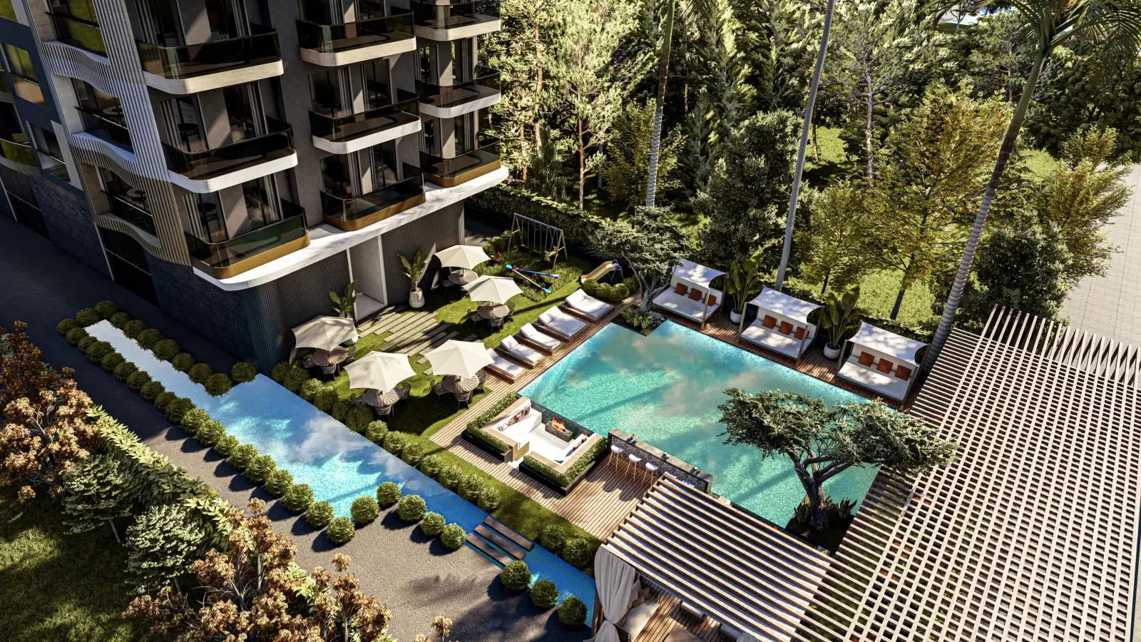 Квартира 51м² в Турции, Махмутлар. Стоимостью 159000€ аренда фото-3