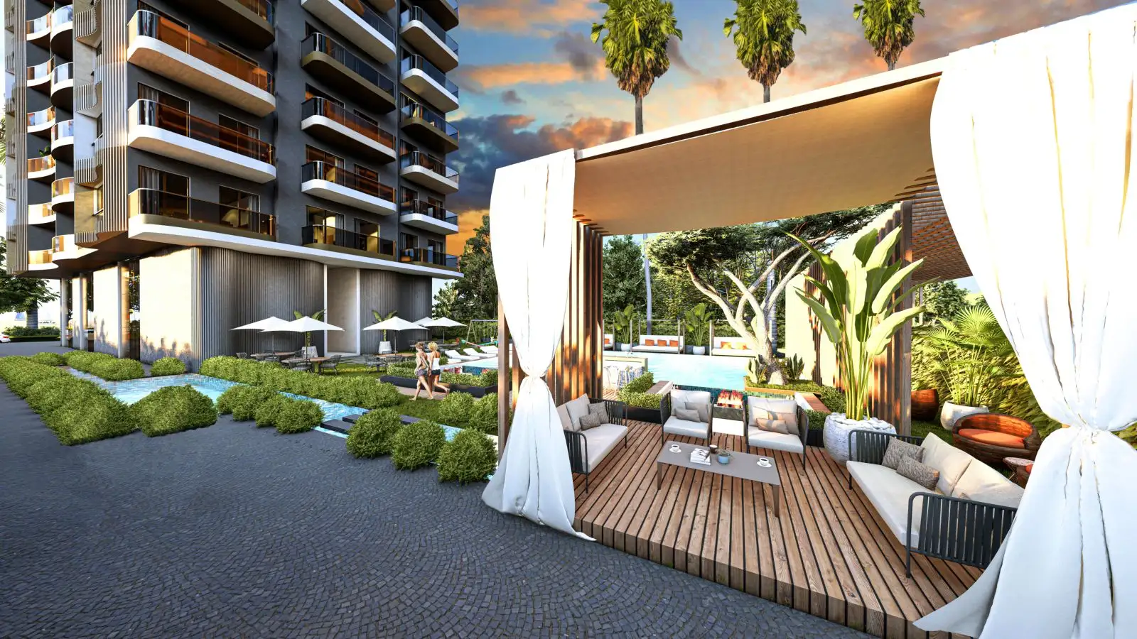 Квартира 51м² в Турции, Махмутлар. Стоимостью 159000€ аренда фото-9