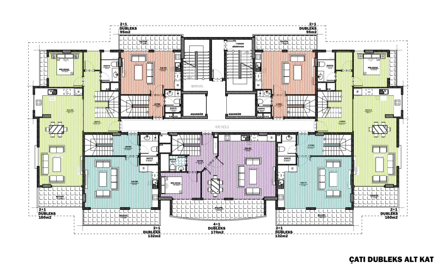 Квартира 64м² в Турции, Авсаллар. Стоимостью 220000€ аренда фото-18