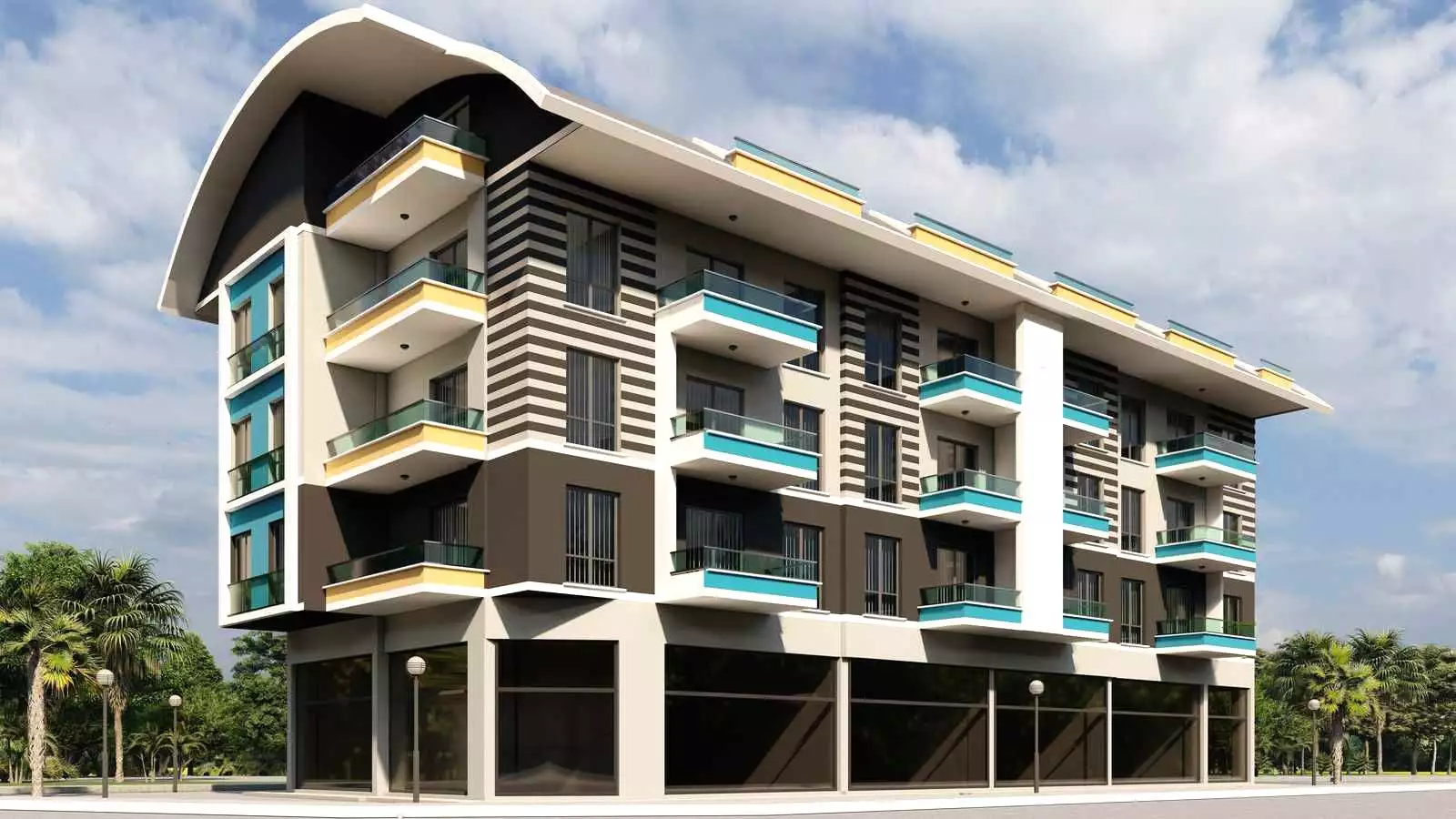 Квартира 59м² в Турции, Конаклы. Стоимостью 97000€ аренда фото-3