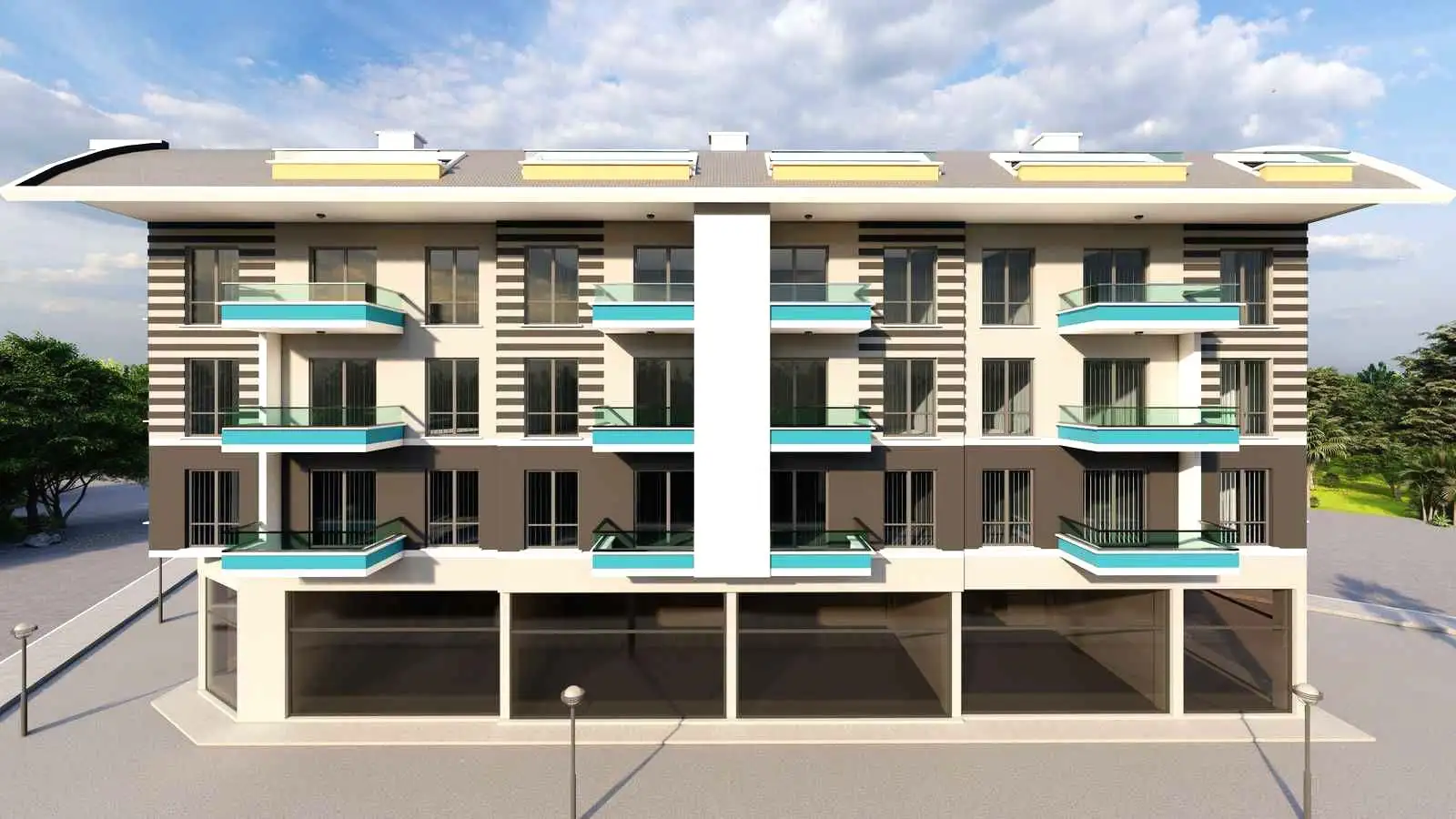 Квартира 59м² в Турции, Конаклы. Стоимостью 97000€ аренда фото-2