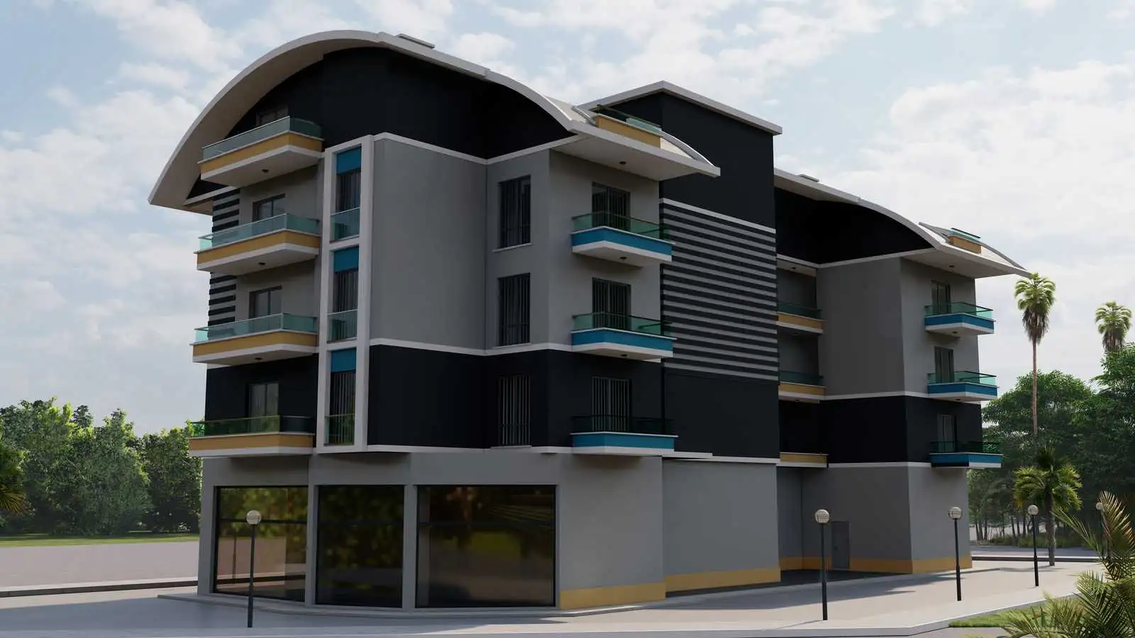 Квартира 59м² в Турции, Конаклы. Стоимостью 97000€ аренда фото-4