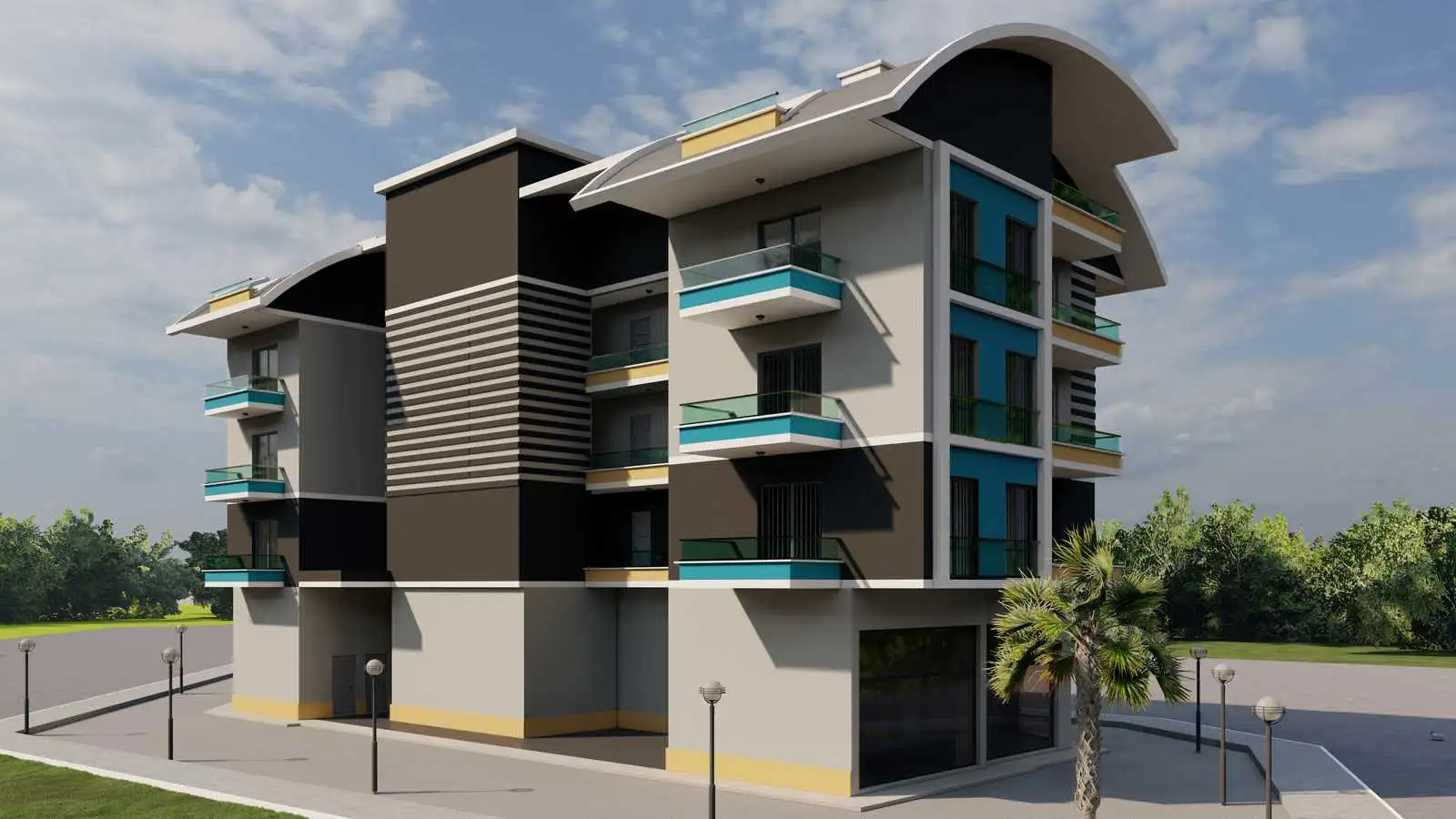 Квартира 59м² в Турции, Конаклы. Стоимостью 97000€ аренда фото-6