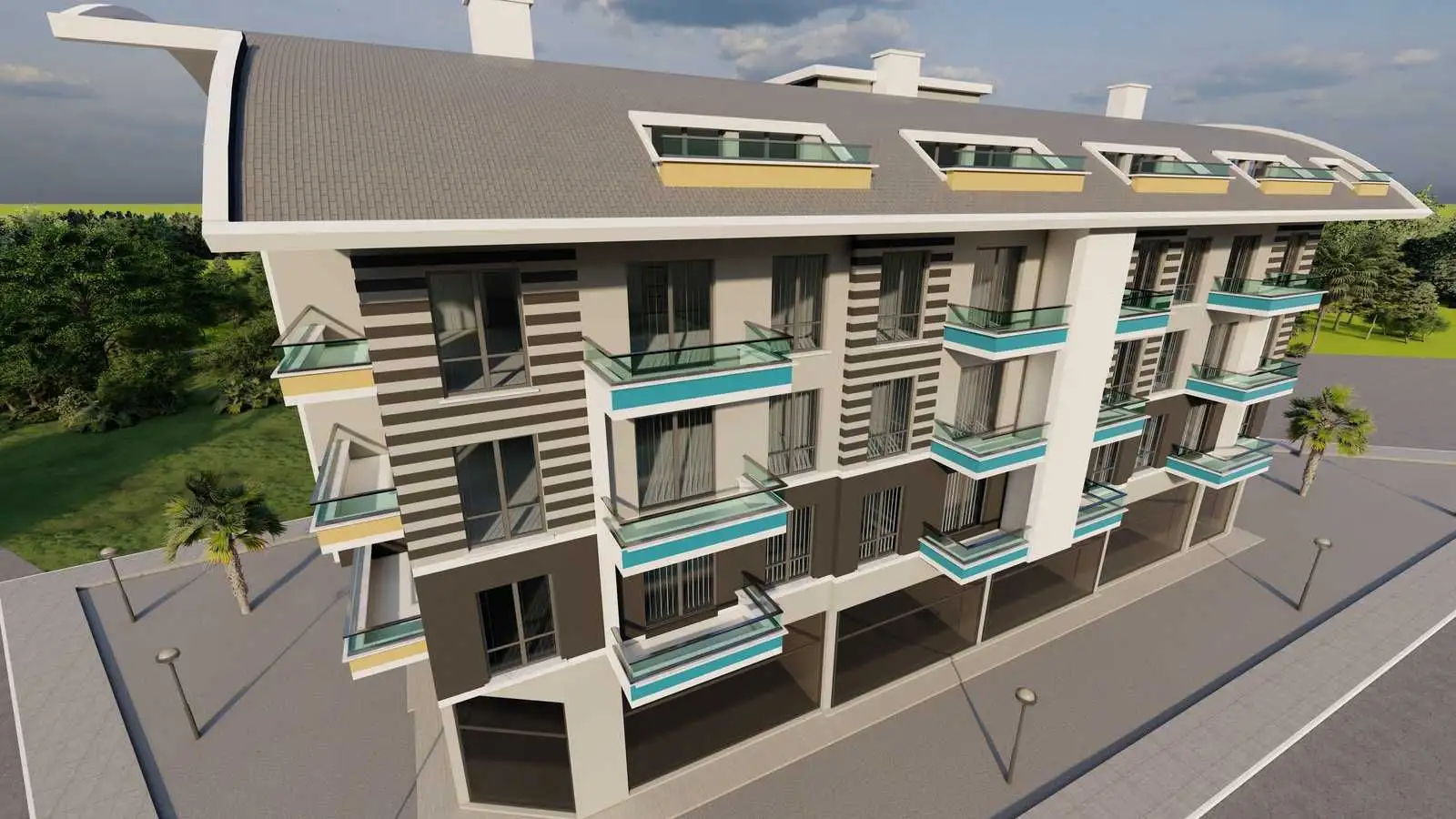 Квартира 59м² в Турции, Конаклы. Стоимостью 97000€ аренда фото-9