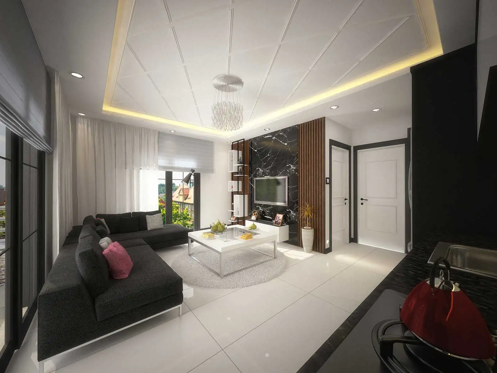 Квартира 59м² в Турции, Конаклы. Стоимостью 97000€ аренда фото-13