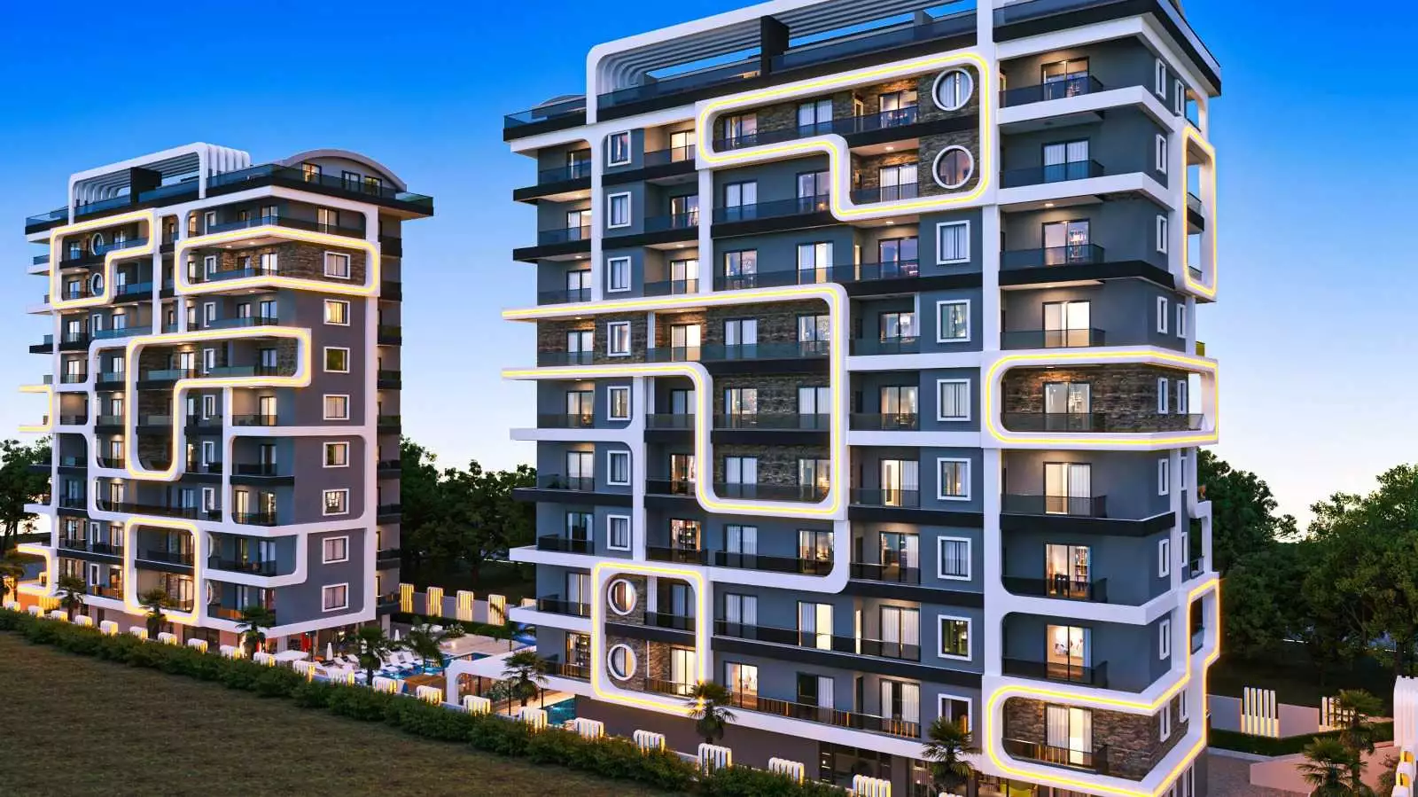 Квартира 45м² в Турции, Махмутлар. Стоимостью 141500€ аренда фото-2