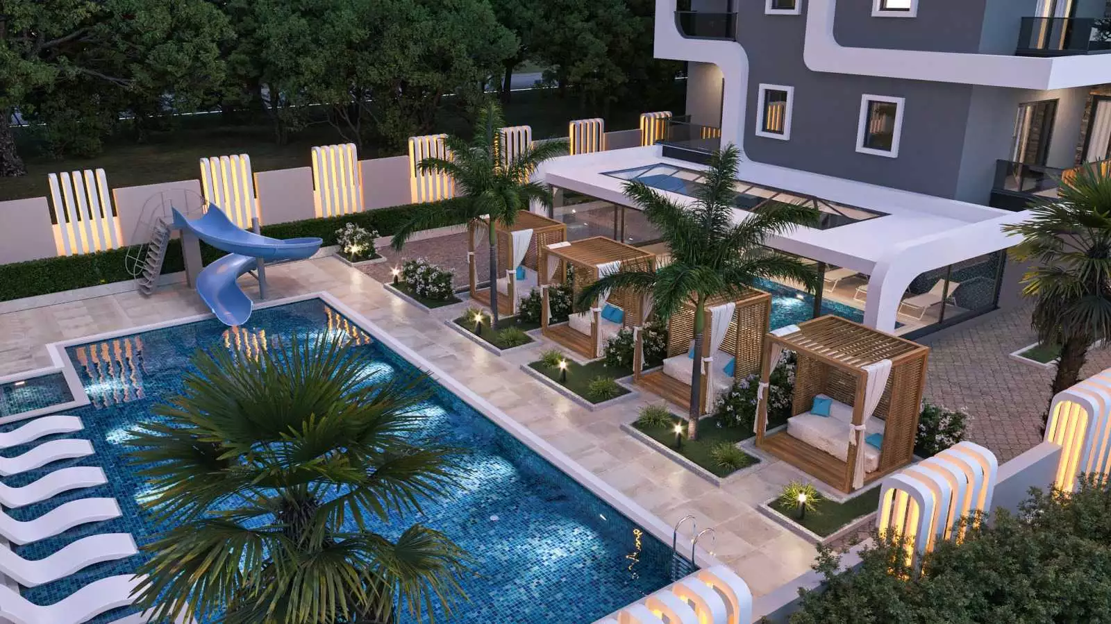 Квартира 45м² в Турции, Махмутлар. Стоимостью 141500€ аренда фото-5