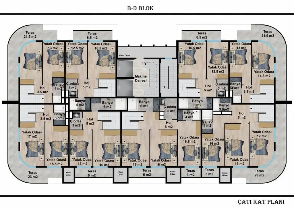 Квартира 61м² в Турции, Оба. Стоимостью 116000€ аренда фото-8