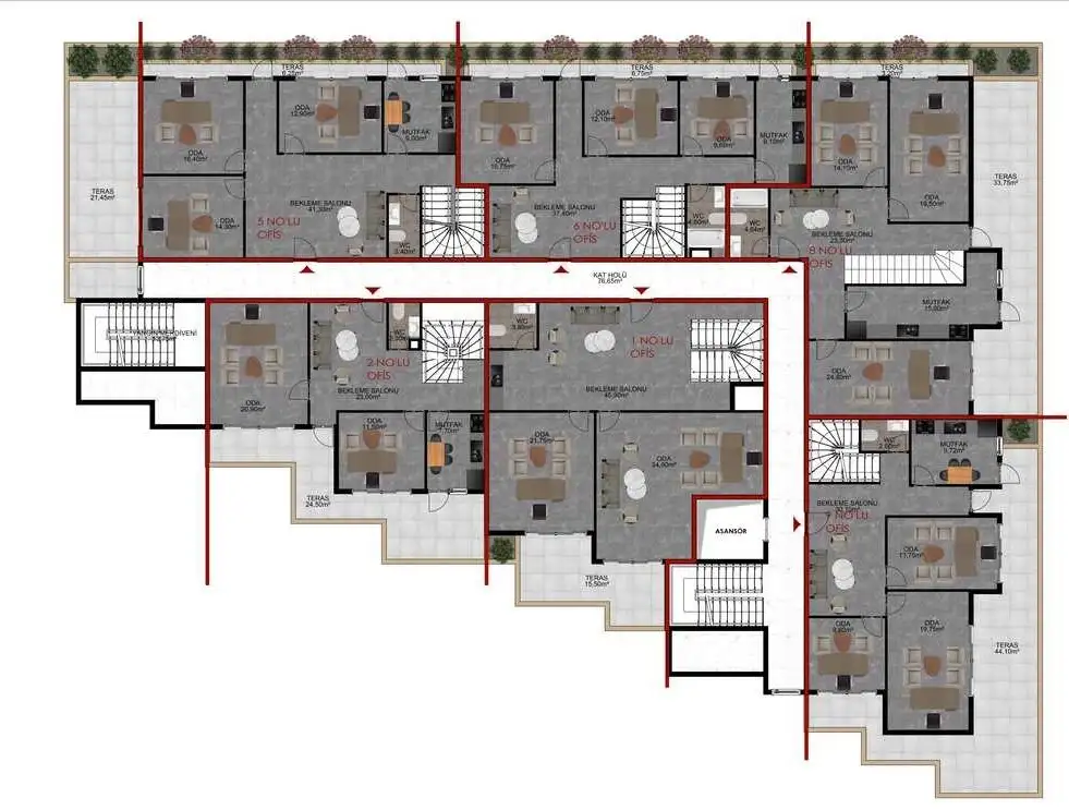 Другие объекты 169м² в Турции, Оба. Стоимостью 260000€ аренда фото-25
