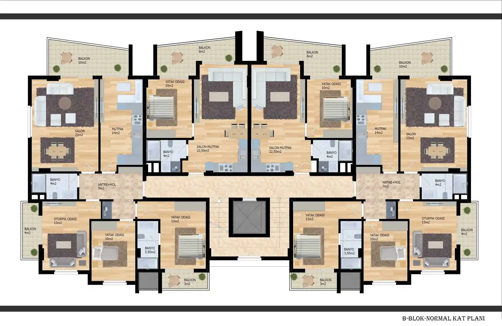 Квартира 52м² в Турции, Оба. Стоимостью 122000€ аренда фото-31