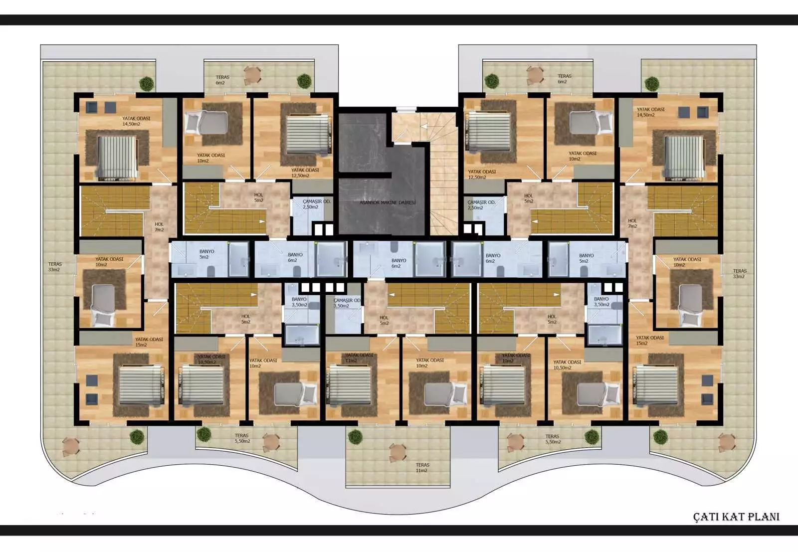 Квартира 52м² в Турции, Оба. Стоимостью 179000€ аренда фото-30