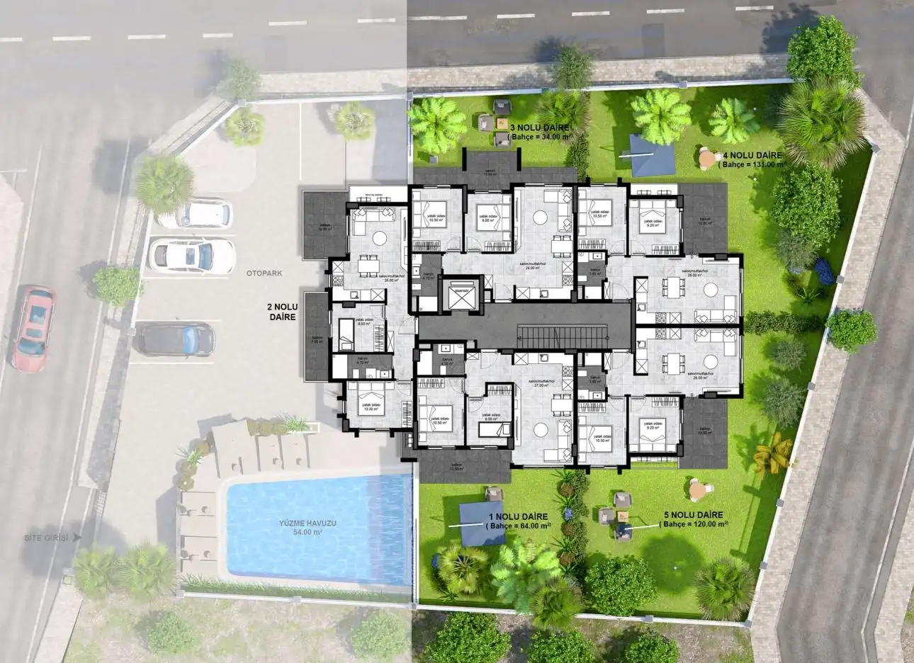 Квартира 75м² в Турции, Аланья. Стоимостью 180000€ аренда фото-25