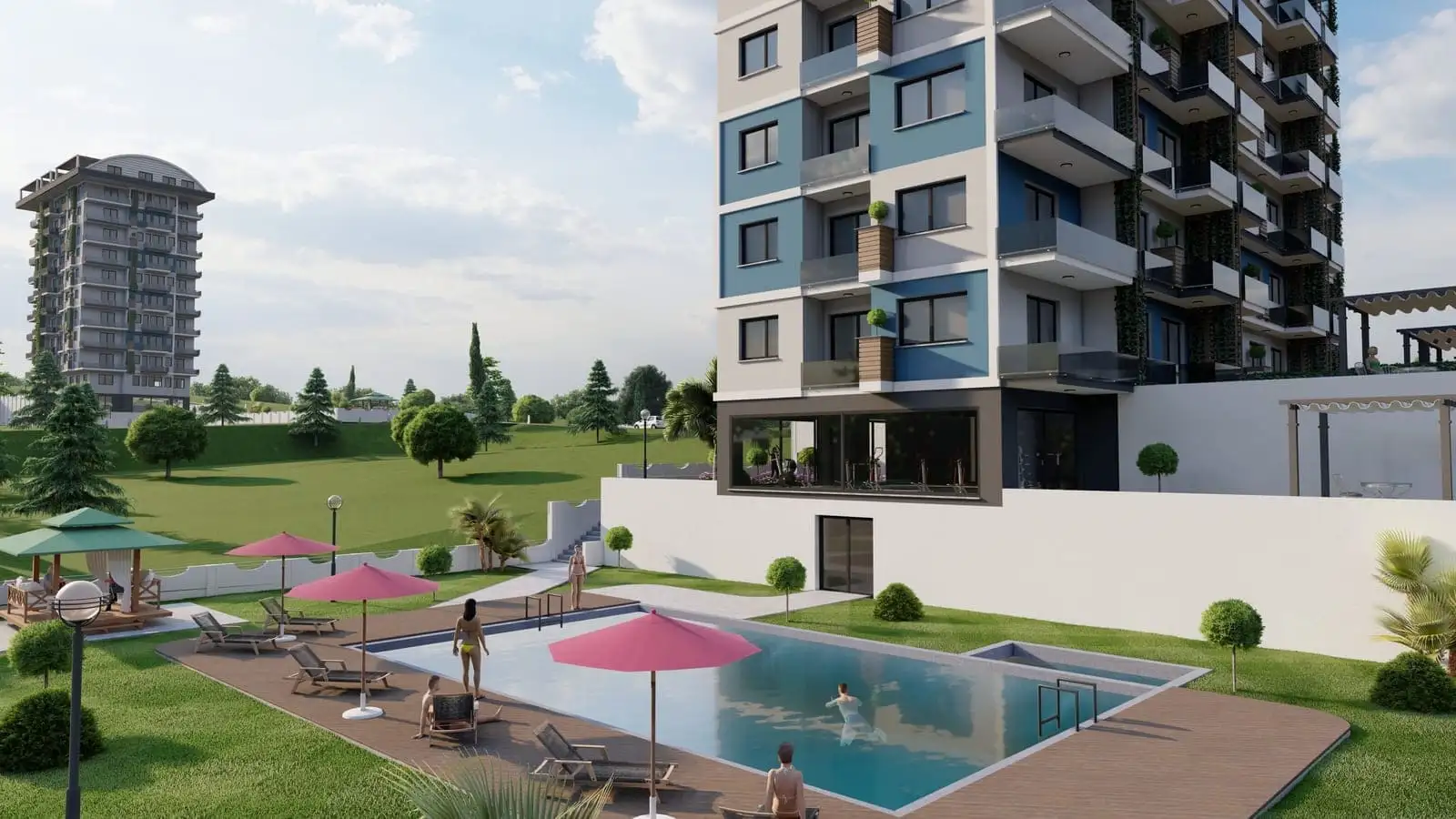 Квартира 39м² в Турции, Демирташ. Стоимостью 89000€ аренда фото-19