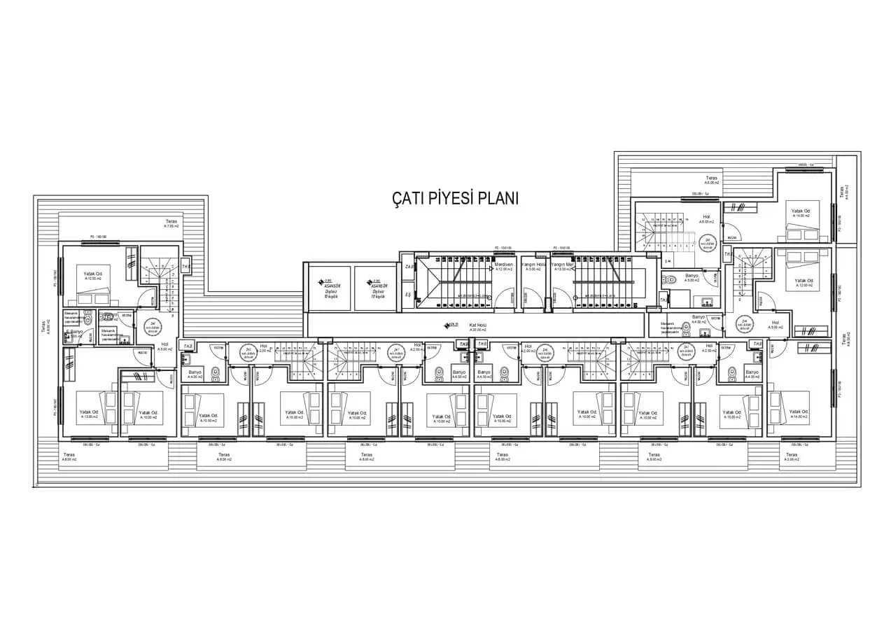 Квартира 39м² в Турции, Демирташ. Стоимостью 89000€ аренда фото-28