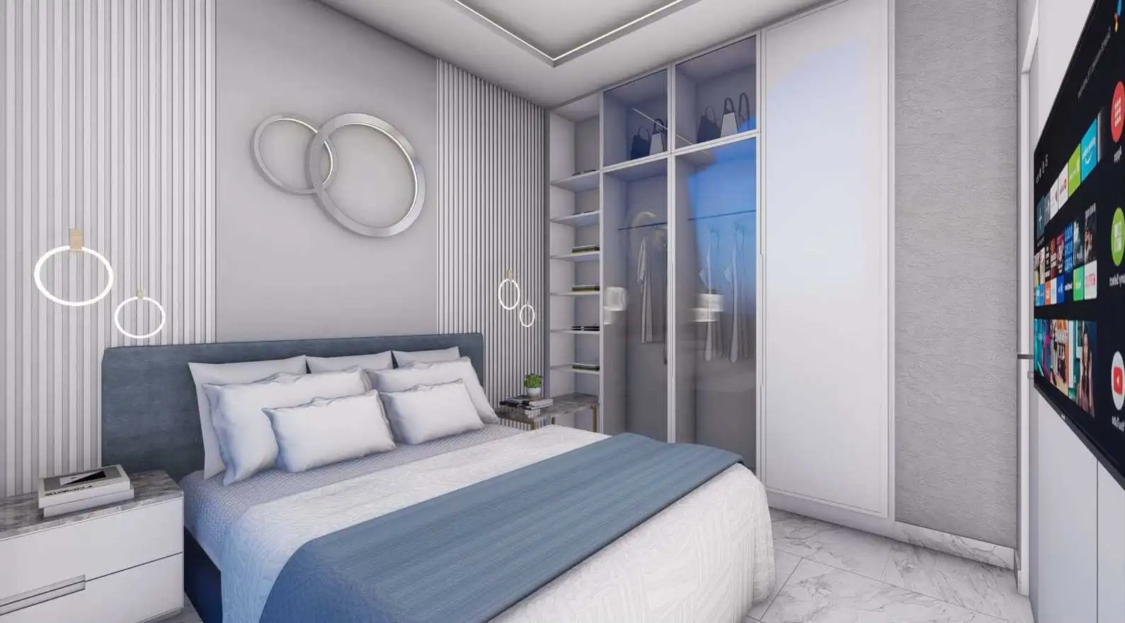 Квартира 49м² в Турции, Демирташ. Стоимостью 131000€ аренда фото-27