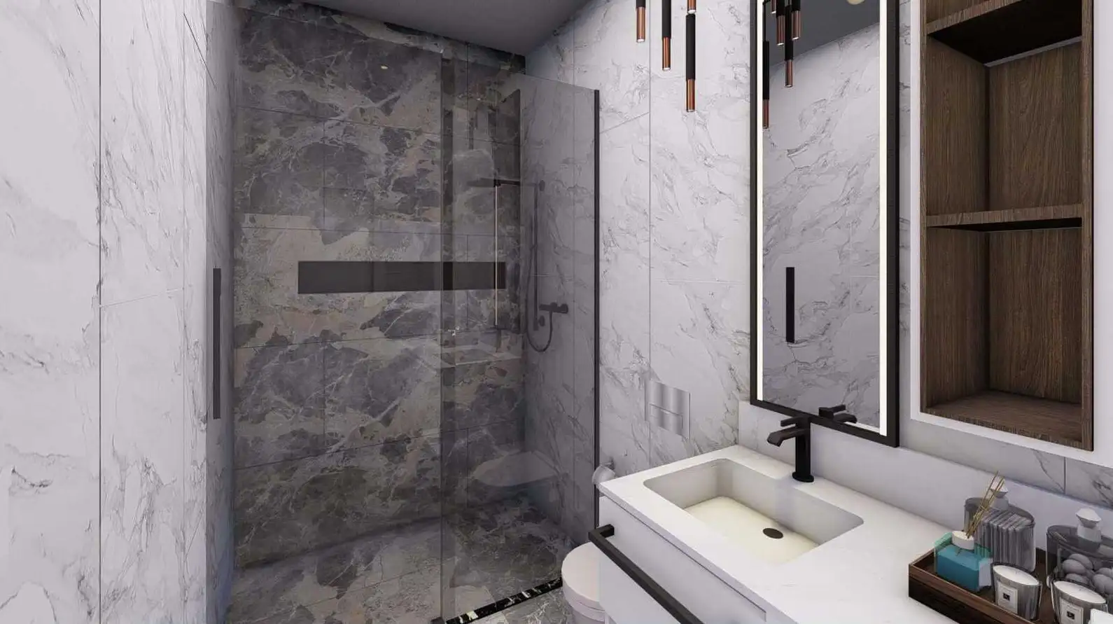 Квартира 49м² в Турции, Демирташ. Стоимостью 131000€ аренда фото-28