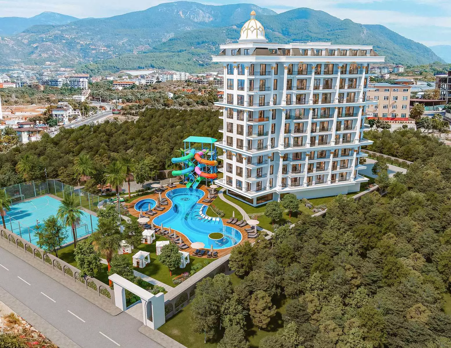 Квартира 50м² в Турции, Тосмур. Стоимостью 175000€ аренда фото-4