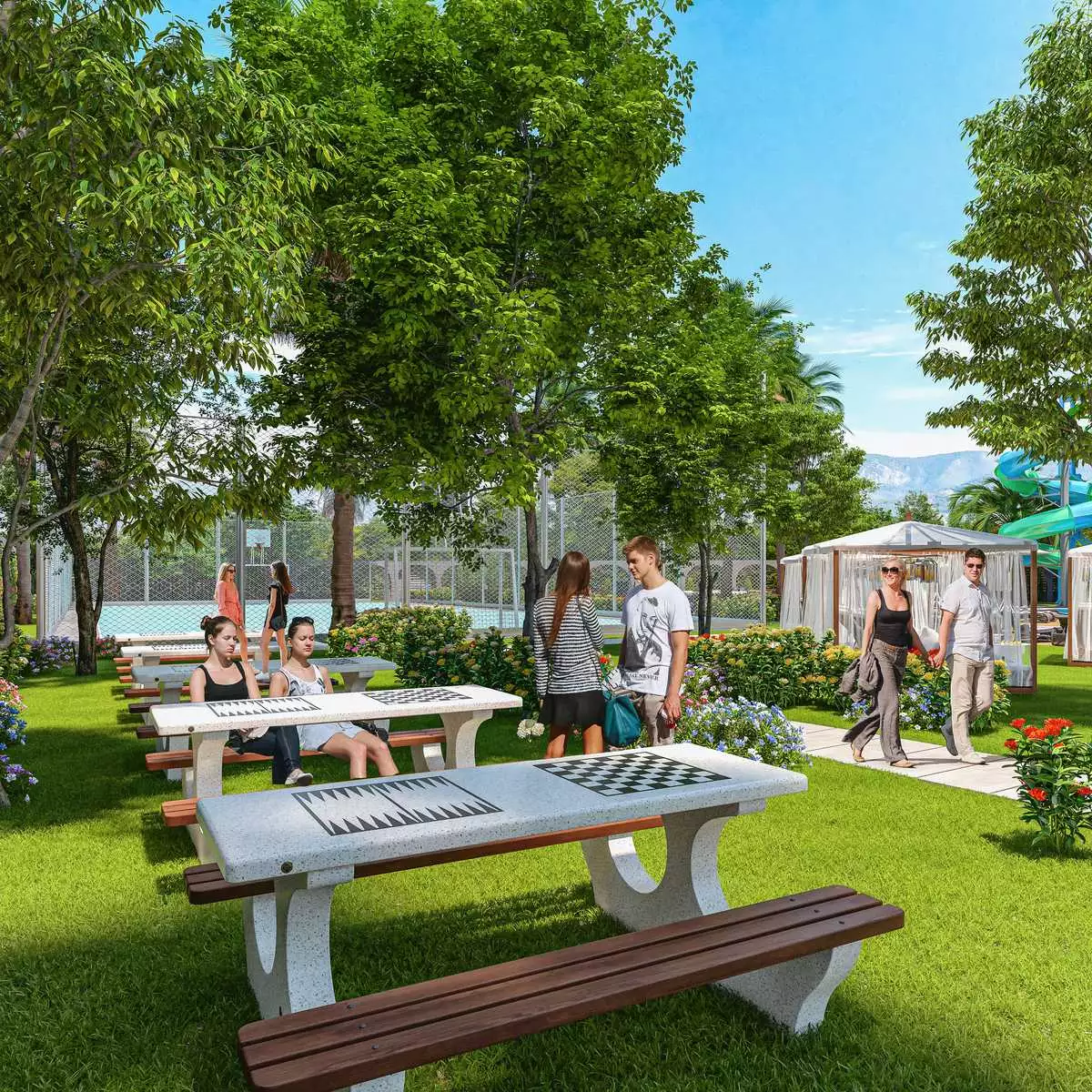 Квартира 50м² в Турции, Тосмур. Стоимостью 175000€ аренда фото-8