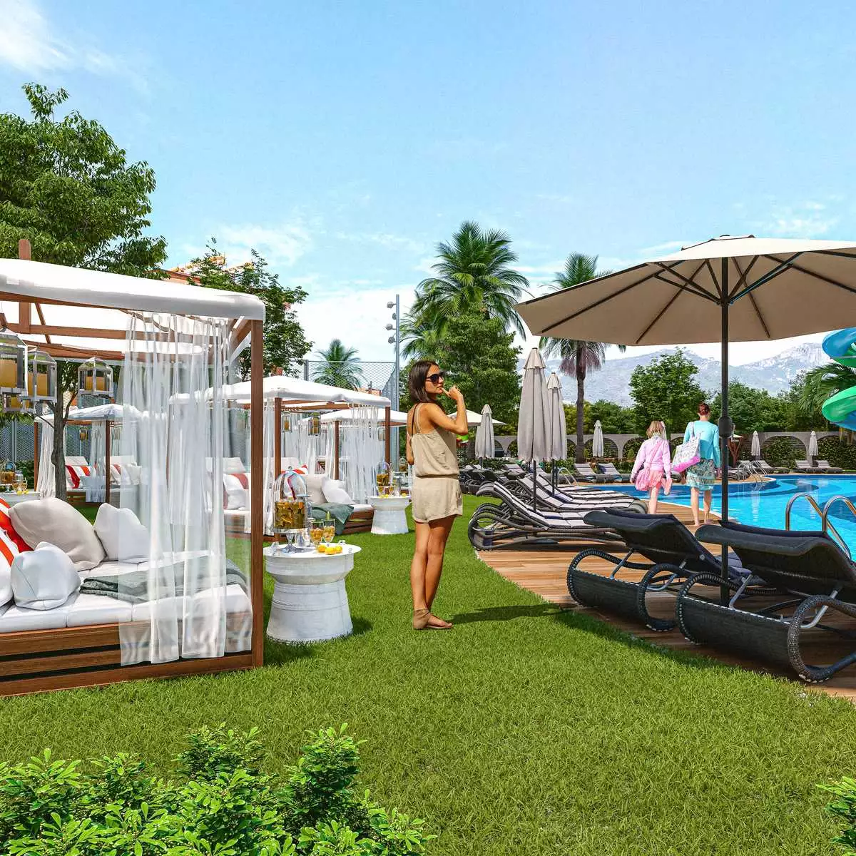 Квартира 50м² в Турции, Тосмур. Стоимостью 175000€ аренда фото-9
