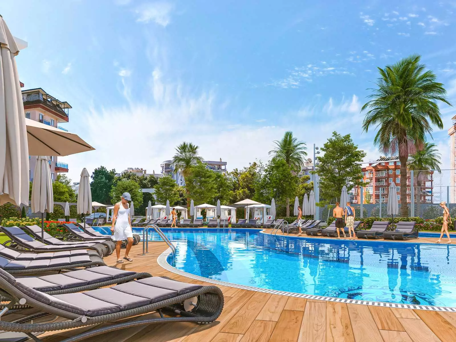Квартира 50м² в Турции, Тосмур. Стоимостью 175000€ аренда фото-12