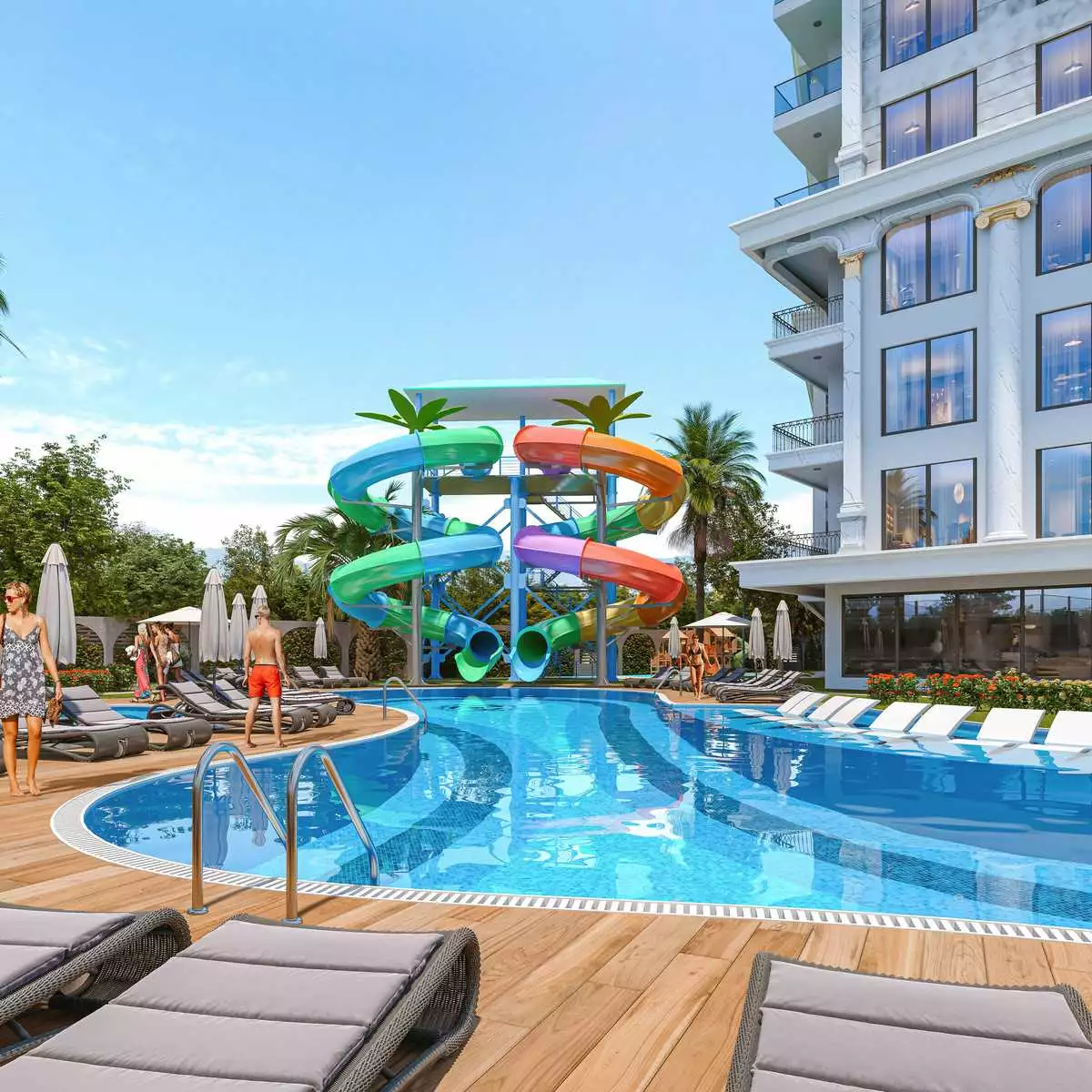 Квартира 50м² в Турции, Тосмур. Стоимостью 175000€ аренда фото-13