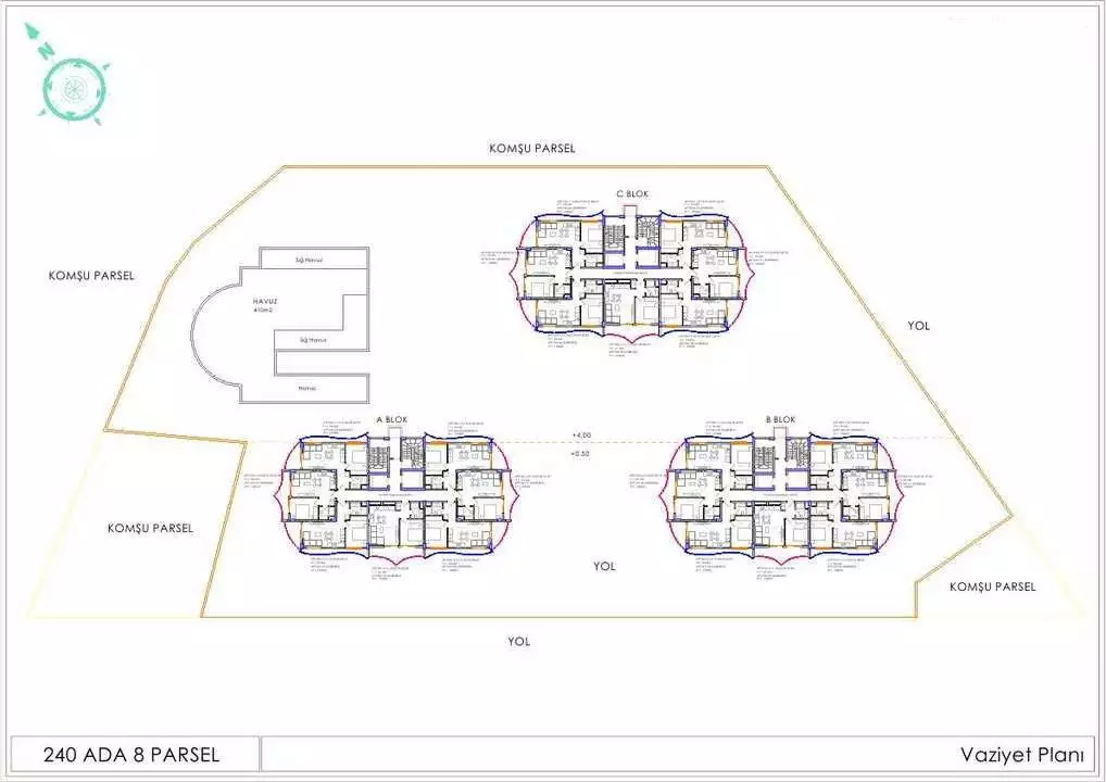 Квартира 54м² в Турции, Тосмур. Стоимостью 280000€ аренда фото-21