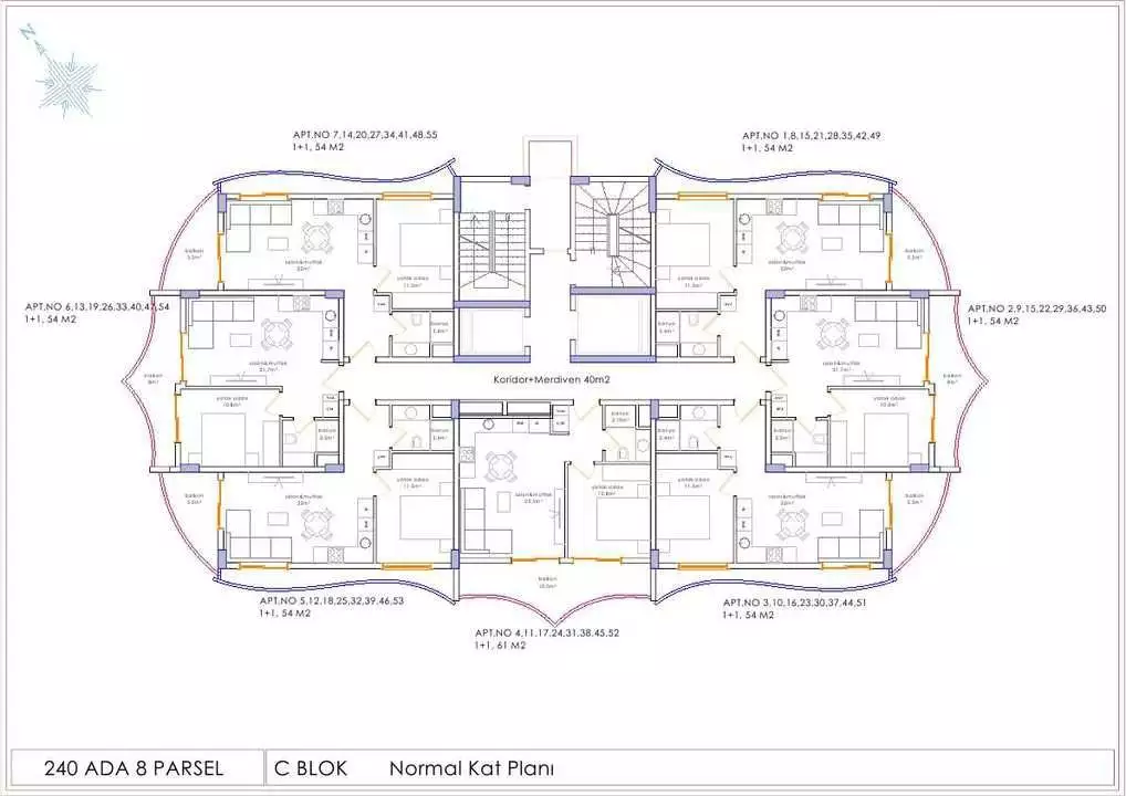 Квартира 54м² в Турции, Тосмур. Стоимостью 280000€ аренда фото-22