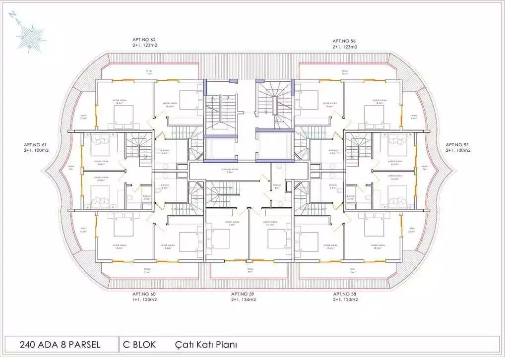Квартира 54м² в Турции, Тосмур. Стоимостью 280000€ аренда фото-23
