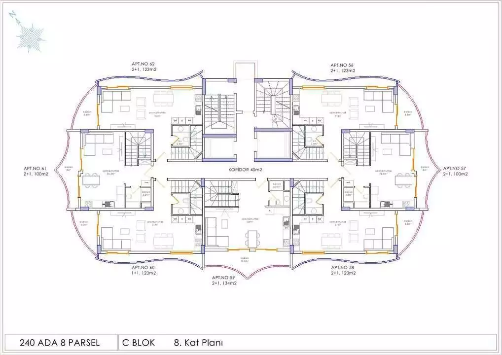 Квартира 54м² в Турции, Тосмур. Стоимостью 280000€ аренда фото-24
