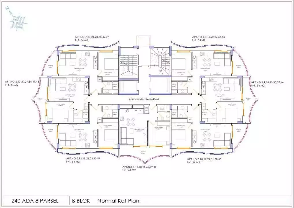 Квартира 54м² в Турции, Тосмур. Стоимостью 280000€ аренда фото-25