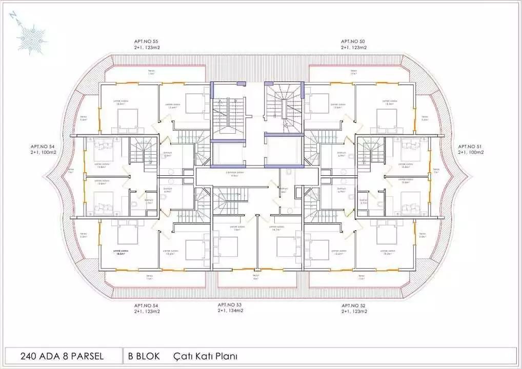 Квартира 54м² в Турции, Тосмур. Стоимостью 280000€ аренда фото-26