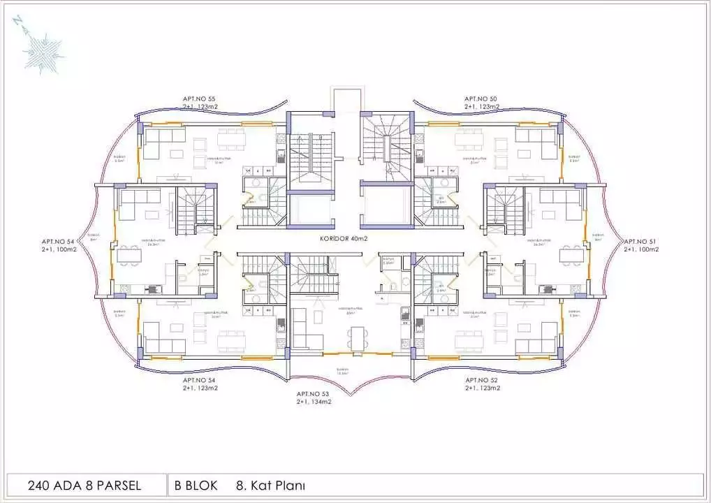 Квартира 54м² в Турции, Тосмур. Стоимостью 280000€ аренда фото-27