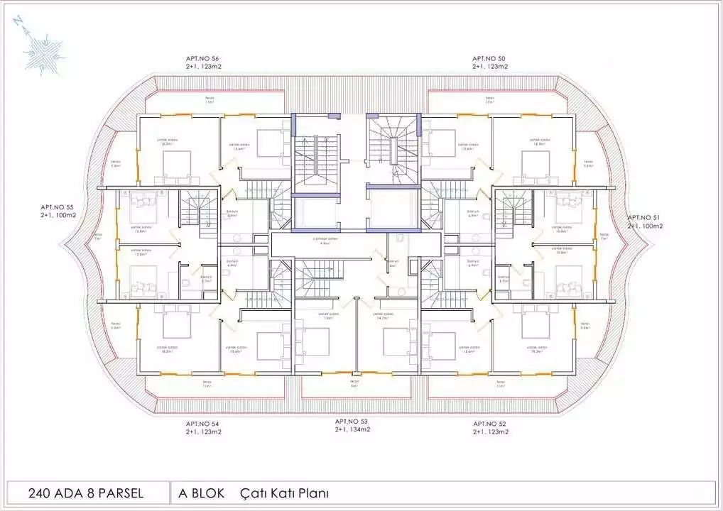 Квартира 54м² в Турции, Тосмур. Стоимостью 280000€ аренда фото-28