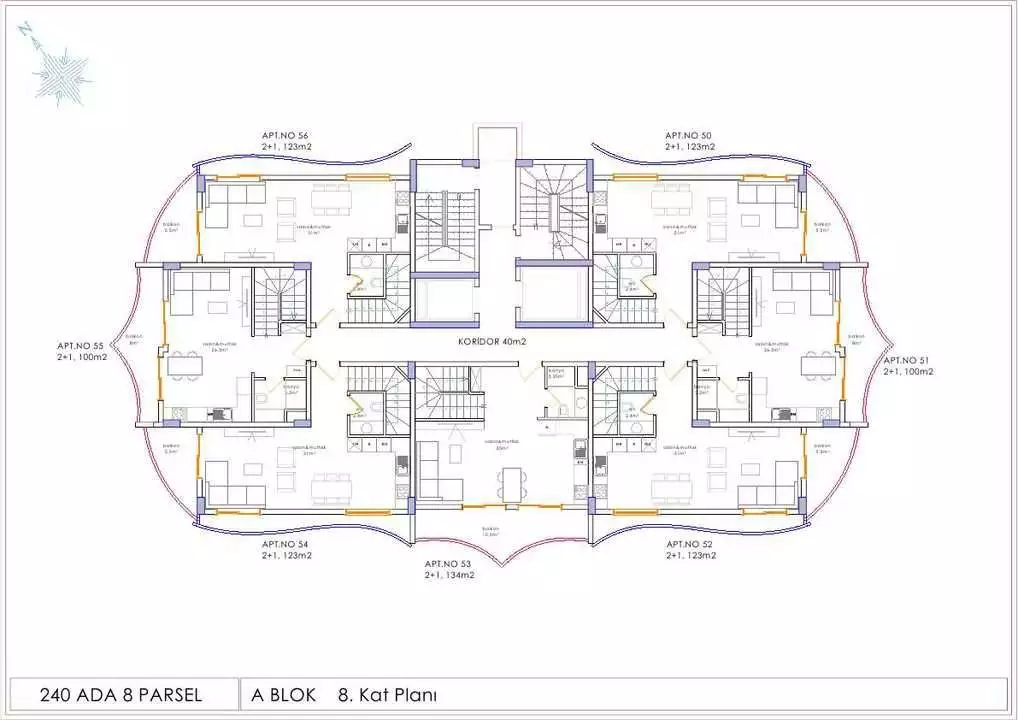 Квартира 54м² в Турции, Тосмур. Стоимостью 280000€ аренда фото-29