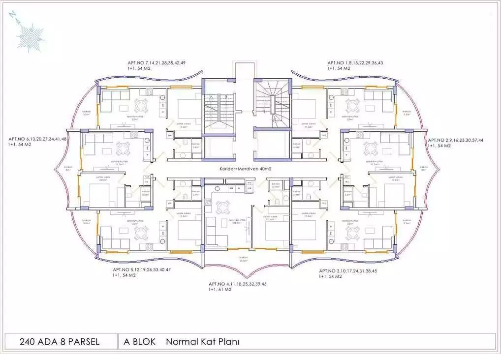 Квартира 54м² в Турции, Тосмур. Стоимостью 280000€ аренда фото-30